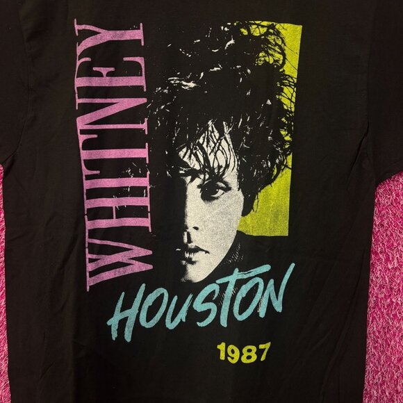 Whitney Houston 1987 oversized Music Tshirt size Small - Picture 2 of 4